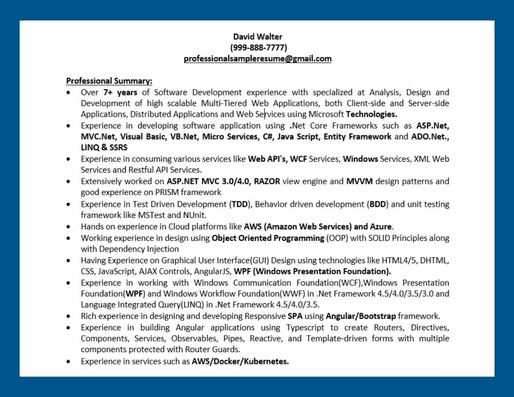 optimize resume