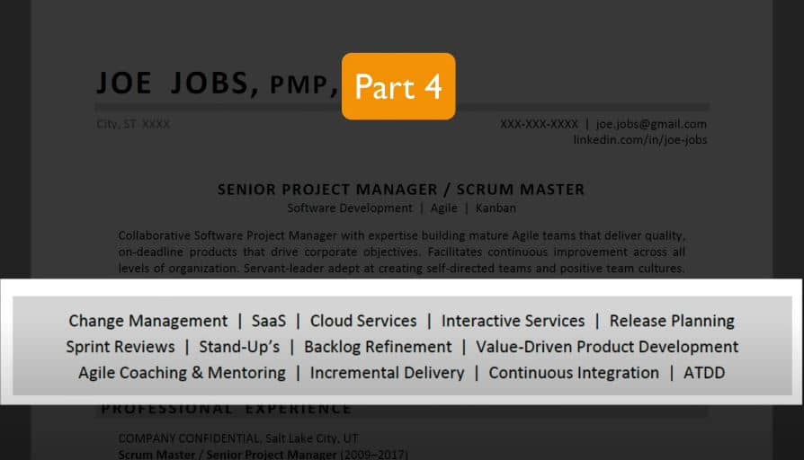 Winning Resume Part 4