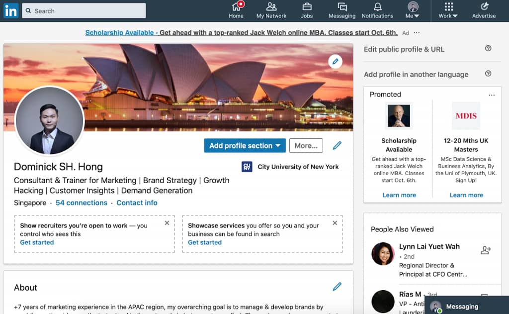 LinkedIn Profile